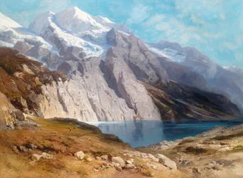 Vista del Doldenhorn con Oeschinensee